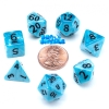 Sea Sparkle 12mm Glow-in-the-Dark Mighty Tiny Dice - 7-Die Set cover image