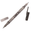 Tombow: Fudenosuke Brush Pen, Twin Tip, Black/Gray cover image