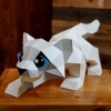 PaperCraft Snow Leopard 3D Origami Model cover image
