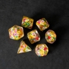 Fruit Dice Resin Polyhedral Set cover image