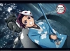 Demon Slayer: Tanjiro & Urukodaki - Blue Sword 24x36 Poster cover image