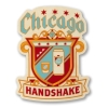 Transit Tees - Chicago Handshake Sticker cover image