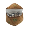 Plush d20 Dice Bag: Copper/Green cover image