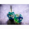 Chessex Stud Earrings - Mini-D20s: Festival Waterlily cover image