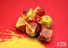 Chessex Polyhedral 7-Die Set: Gemini - Red-Yellow/Silver cover image