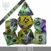 DND Dice: Resin 7-Die Set—Snake Bite (Glow in the Dark) cover image