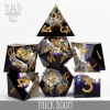 DND Dice: Resin 7-Die Set—Trick Room (Handmade) cover image