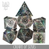 DND Dice: Resin 7-Die Set—Crown of Stars (Handmade) cover image