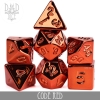 DND Dice: Acrylic 7-Die Set—Code Red cover image
