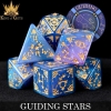 DND Dice: King of Crits Acrylic 7-Die Set—Guiding Stars cover image