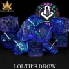DND Dice: King of Crits Resin 11-Die Set—Lolth's Drow cover image