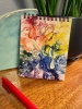 AbstractbyRabrams Spiral Notebook (4.25x5.5): Swirly Rainbow cover image