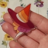 Joan of Art acrylic pin: Pride Witches—Lesbian cover image