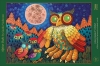 Art & Fable Jigsaw Puzzle: Alpine Owls (500 pcs) cover image