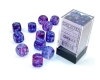 Chessex 16mm 12d6 Dice Block: Nebula (Luminary) - Nocturnal/Blue cover image