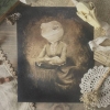 Fogbarrow Art Print 8x10: Victorian Frog Woman cover image