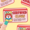 Turtle's Soup Sticker: Certified Clown — Official Clown License cover image