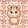 Trash Goblin Vinyl Sticker: Labubu — Teddy Bear cover image