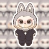 Trash Goblin Vinyl Sticker: Labubu — Tuxedo cover image