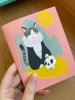 Bunny Dee Greeting Card: Shakespeare Cat cover image