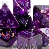 DND Dice: Resin 7-Die Set—Color Spray: Plum cover image