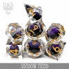 DND Dice: Resin 7-Die Set—Shadow Fiend (Liquid Core) cover image