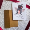 Cryptic Paper Co. Greeting Card: Mothman — I Came Out of My Lair cover image