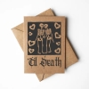 Cryptic Paper Co. Greeting Card: 'Til Death cover image