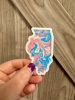 AbstractbyRabrams Sticker: Illinois State (Trans Pride) cover image