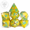 DND Dice: 7-Die Set (Resin) — Beekeeper, Handmade cover image