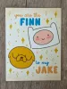Sadsquatch Greeting Card: Adventure Time — You are the Finn to my Jake cover image
