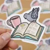 Such Good Birds Sticker: Pigeon Reading cover image