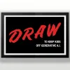 Harebrained! Art Print 11x17: DRAW to Keep Kids Off Generative A.I. cover image