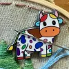 AbstractbyRabrams Needle Minder: Rainbow Cow cover image