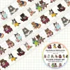 Allison Stoiser Washi Tape: Bewhiskered Bibliophiles — Reading Cats cover image