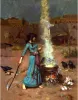 Rock Paper Scissors Wall Art 8x10: John William Waterhouse — The Magic Circle cover image